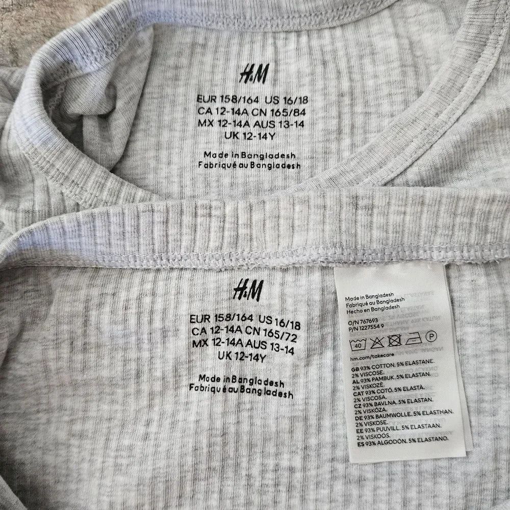 H&M Gray Ribbed Knit Two-Piece Set - Picture 6 of 9